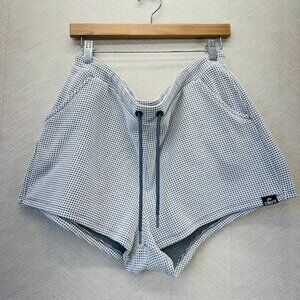 Crivit White and Grey Waffle Shorts Size XL 16/18